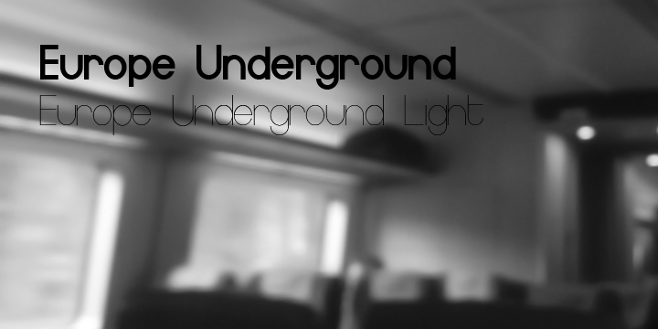Europe Underground字体 4