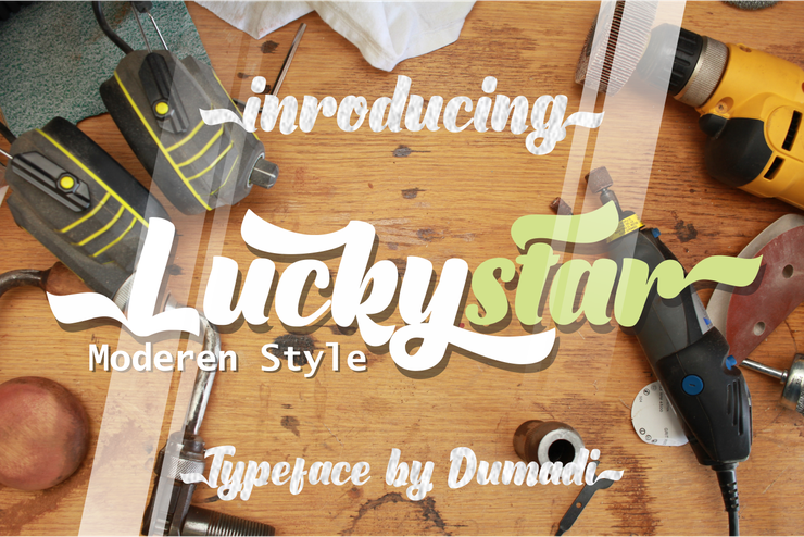 Luckystar字体 7
