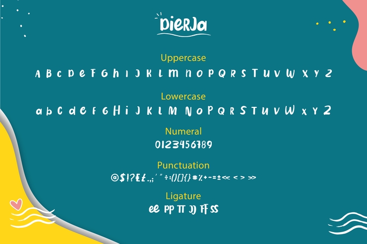 Dierja字体 2