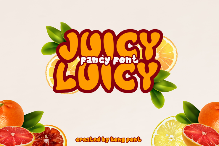 Juicy Luicy字体 1