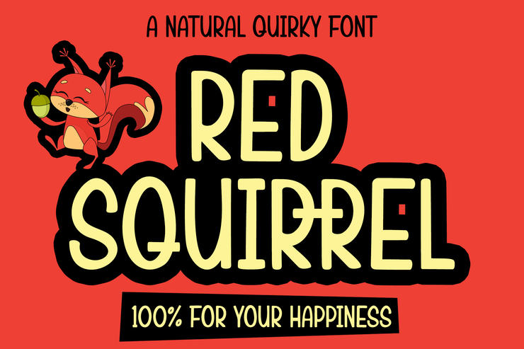 Red Squirrel字体 6