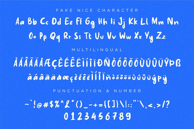Fake Nice字体 8