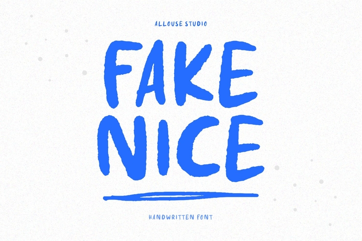Fake Nice字体 9