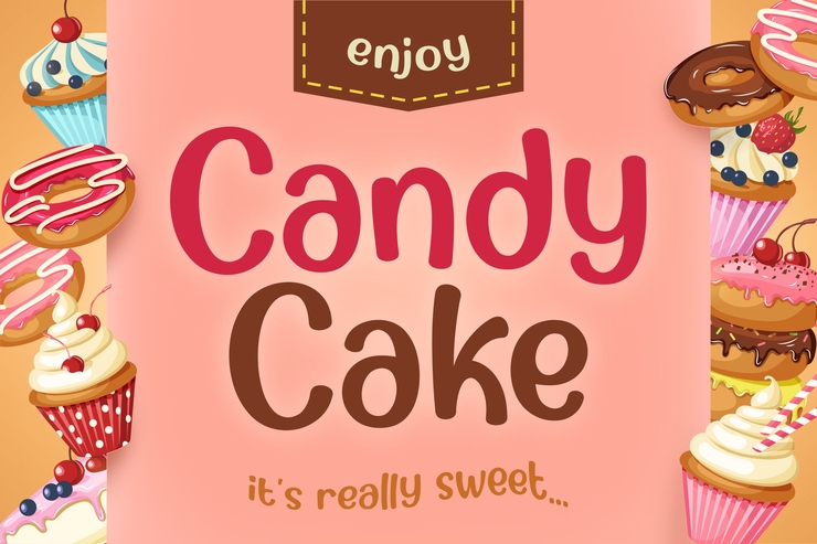 Candy Cake字体 4