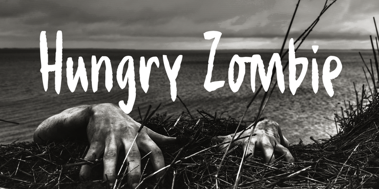 Hungry Zombie DEMO字体 1