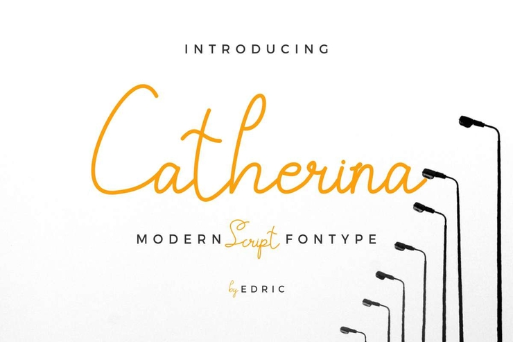 Catherina字体 3