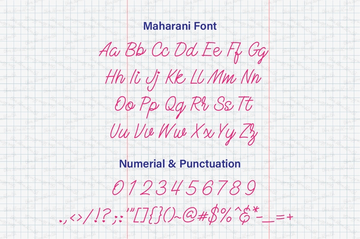 Maharani字体 3