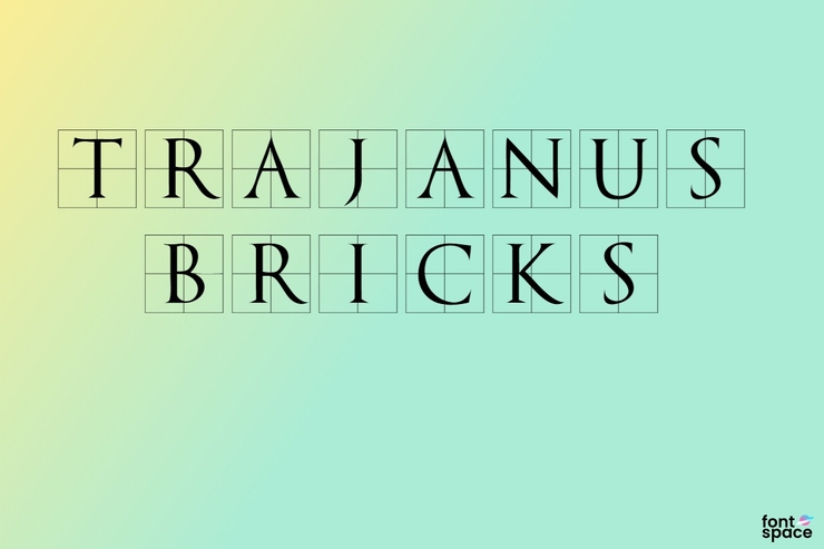 Trajanus Bricks字体 1