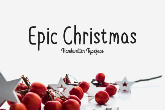 Epic Christmas字体 1