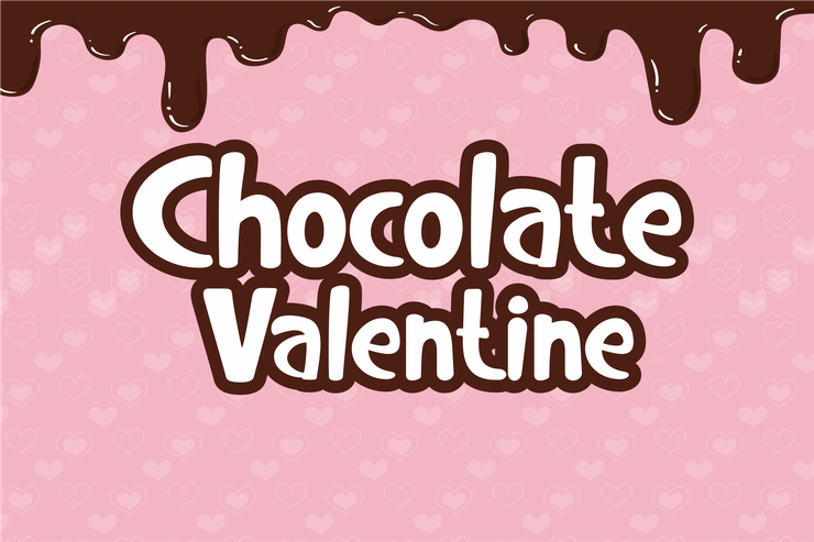 Chocolate Valentine字体 1
