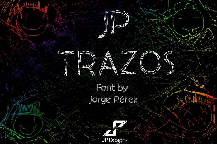 JP TRAZOS字体 2