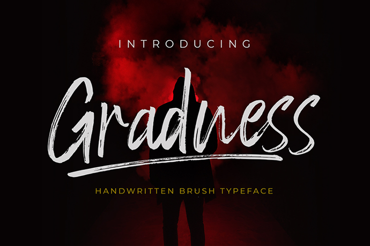 Gradness字体 1