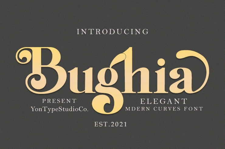 Bughia字体 4