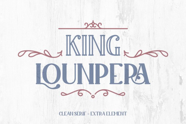 King Lounpera字体 1