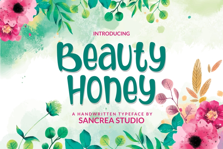 Beauty Honey字体 2