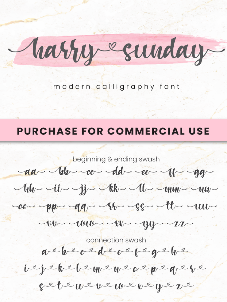 harry sunday字体 1