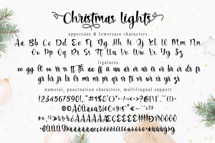 Christmas Lights _字体 5