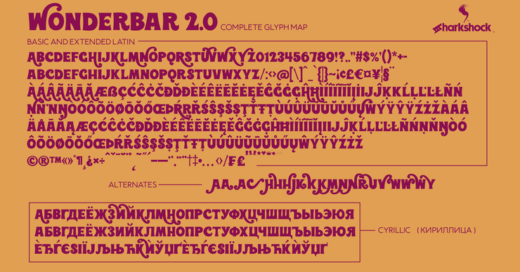 Wonderbar 2.0字体 2