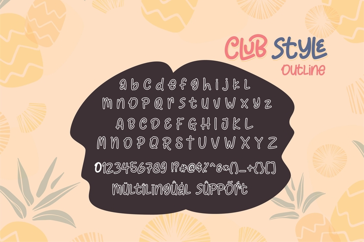 Club Style字体 2