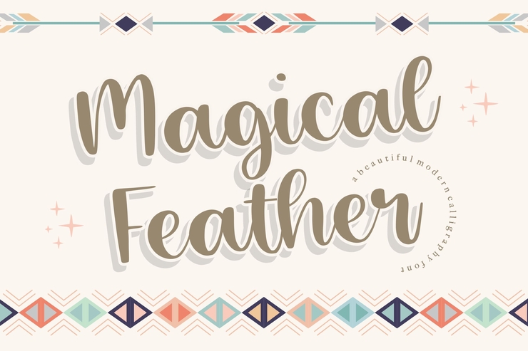 Magical Feather字体 1