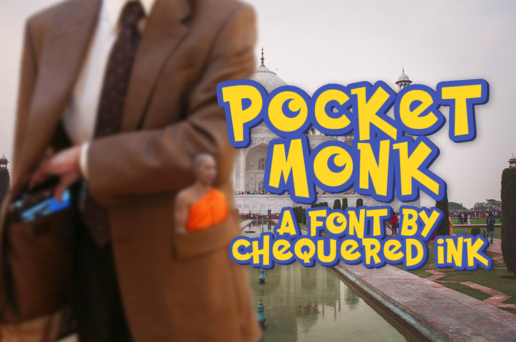 Pocket Monk字体 1