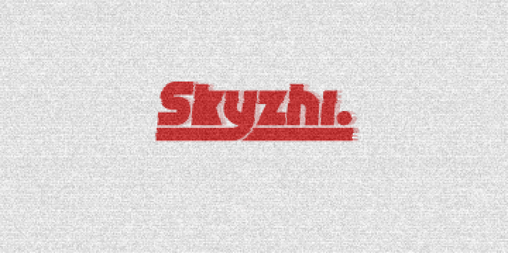 Skyzhi字体 6