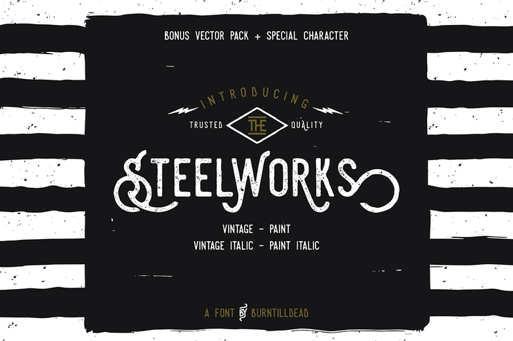 Steelworks Vintage字体 1
