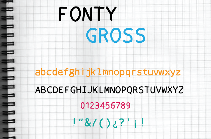 fonty gross字体 1