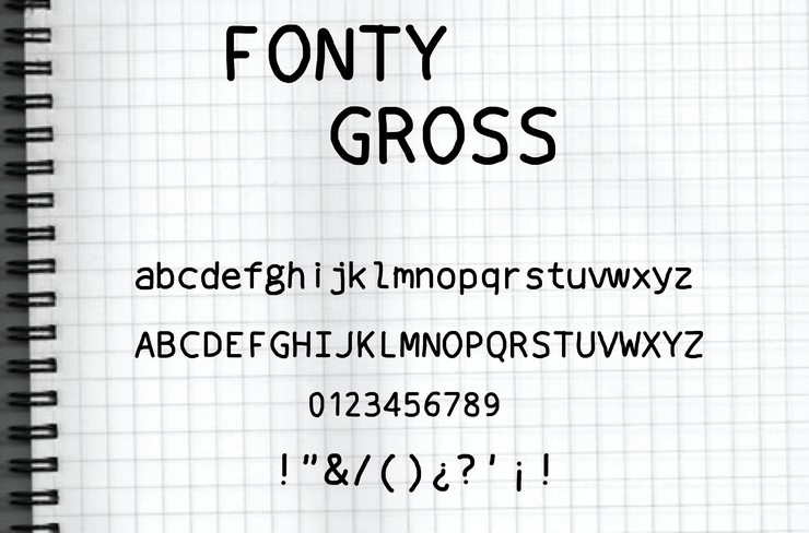 fonty gross字体 2