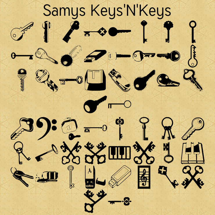 Samys Keys N Keys字体 1