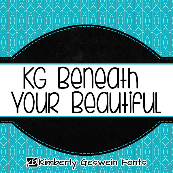 KG Beneath Your Beautiful字体 1