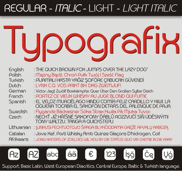 Typografix字体 1