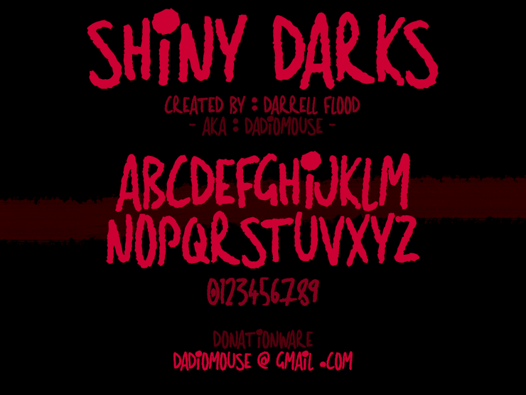 Shiny Darks字体 1