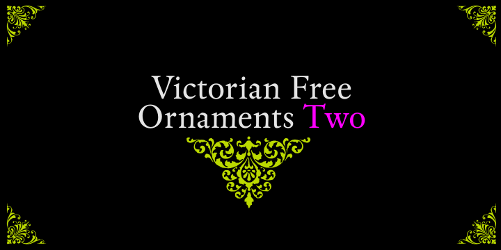 Victorian Ornaments Two字体 1