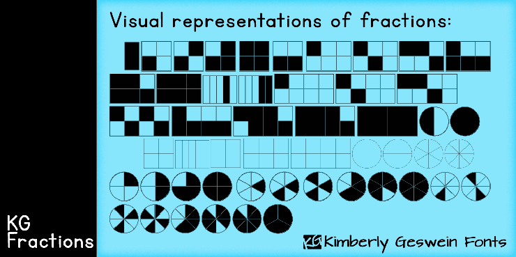 KG Fractions字体 2