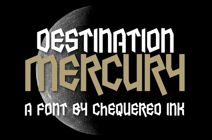 Destination Mercury字体 1