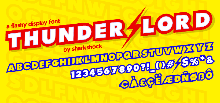 Thunder Lord字体 1