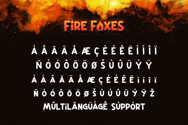 Fire Foxes字体 4