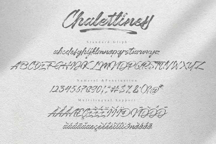 Chaletliness字体 2