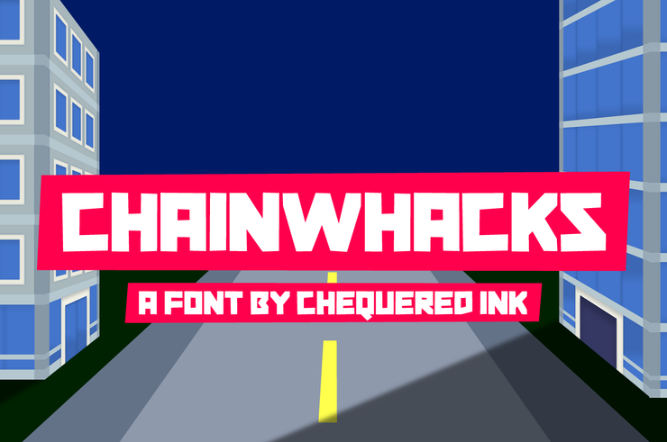 Chainwhacks字体 1