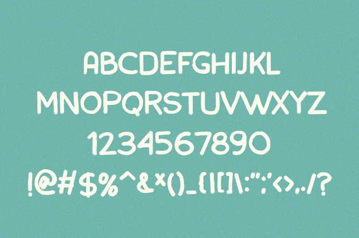 rainday字体 4