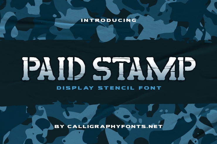 Paid Stamp字体 5