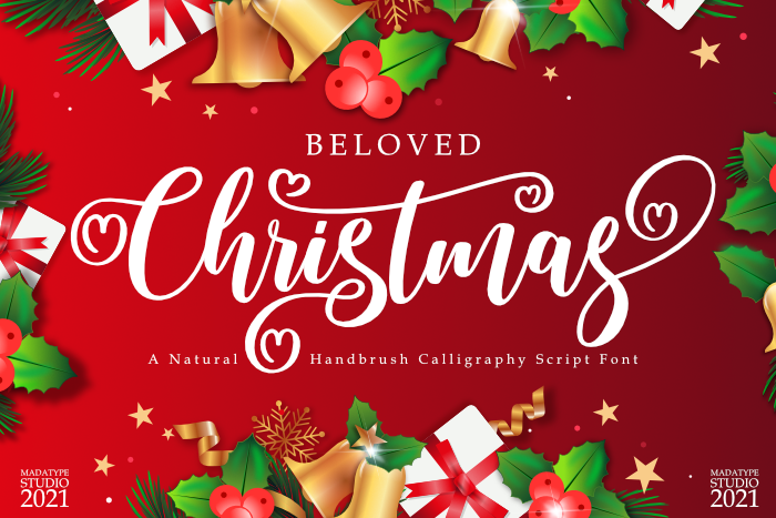 Beloved Christmas字体 1