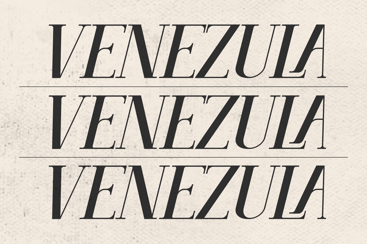 VENEZULA字体 3