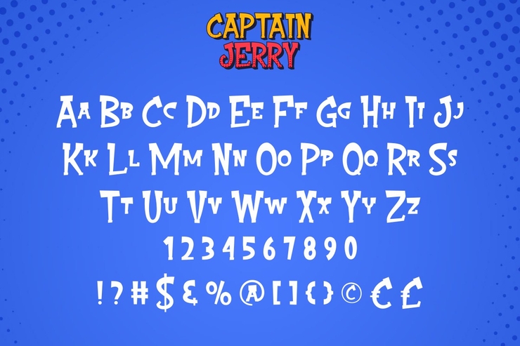 Captain Jerry字体 8