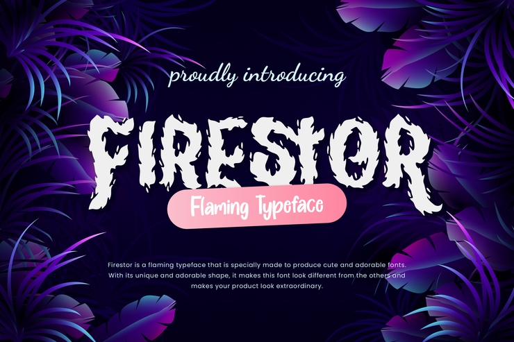 Firestor字体 4