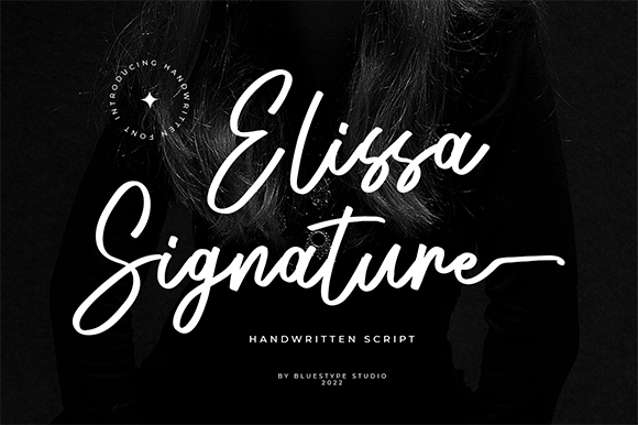 Elissa Signature字体 5