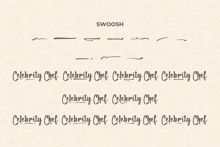 Celebrity Chef字体 7
