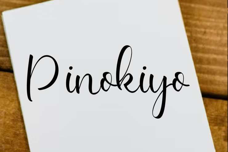 Pinokiyo字体 1