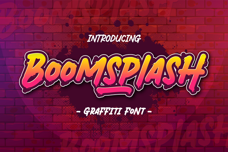 Boomsplash字体 4